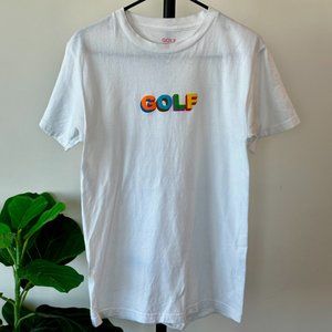 GOLF WANG logo white t-shirt